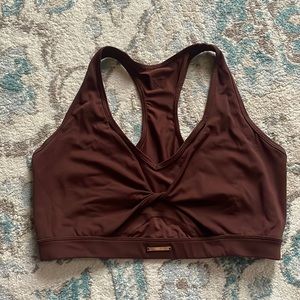 Gymshark x Whitney Simmons v 4 rekindle brown sports bra